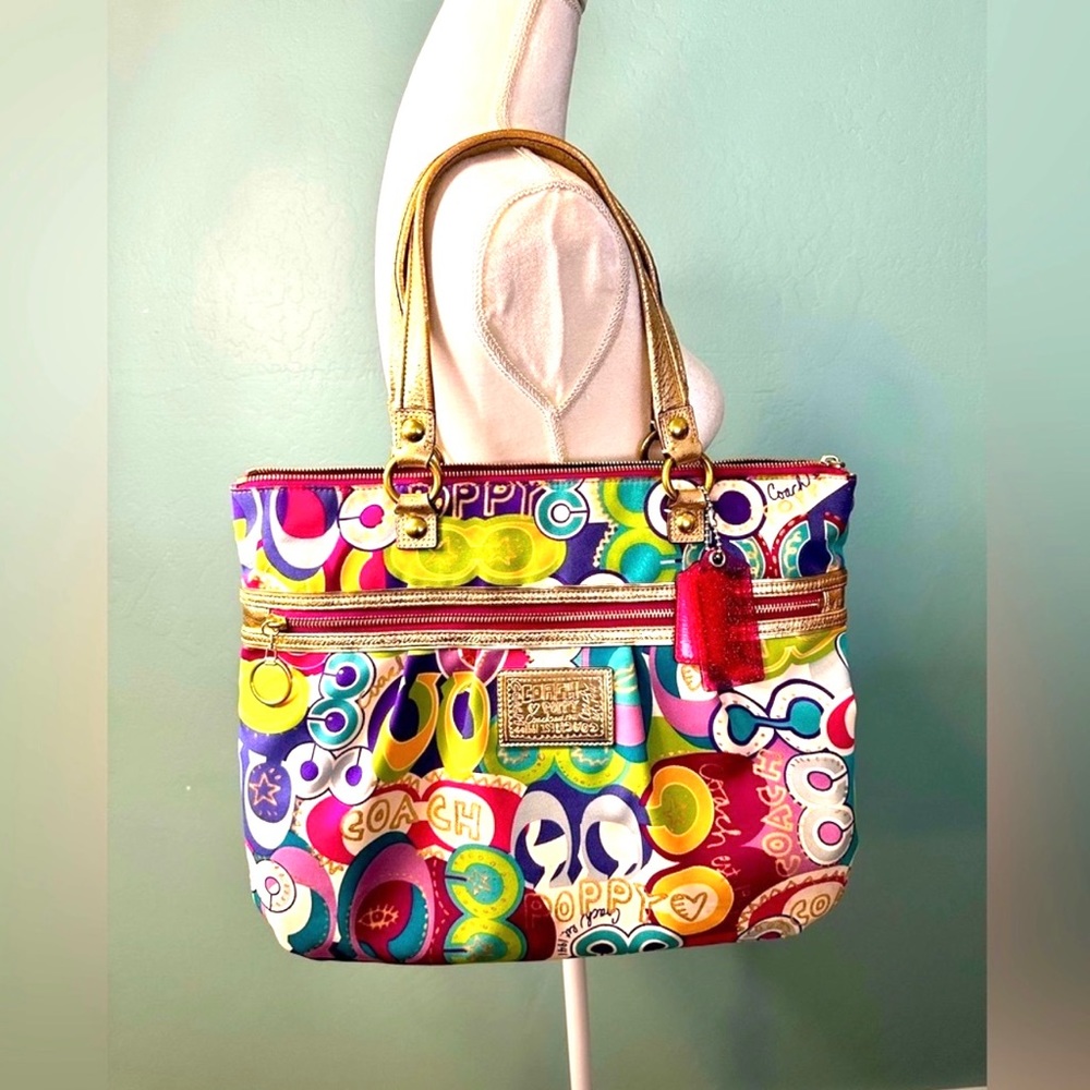 Coach Poppy C Bag Limited Edition Pop Purse Large Designer Dust Bag